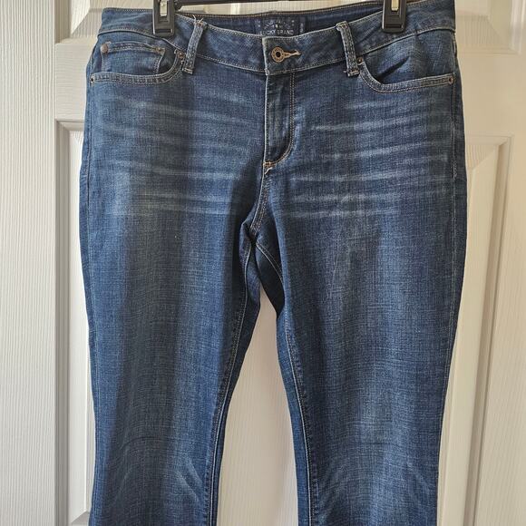 Lucky Brand Lolita Skinny Jeans 12/31 Blue Mid Rise Minimalist Denim Classic Fit - Picture 4 of 12